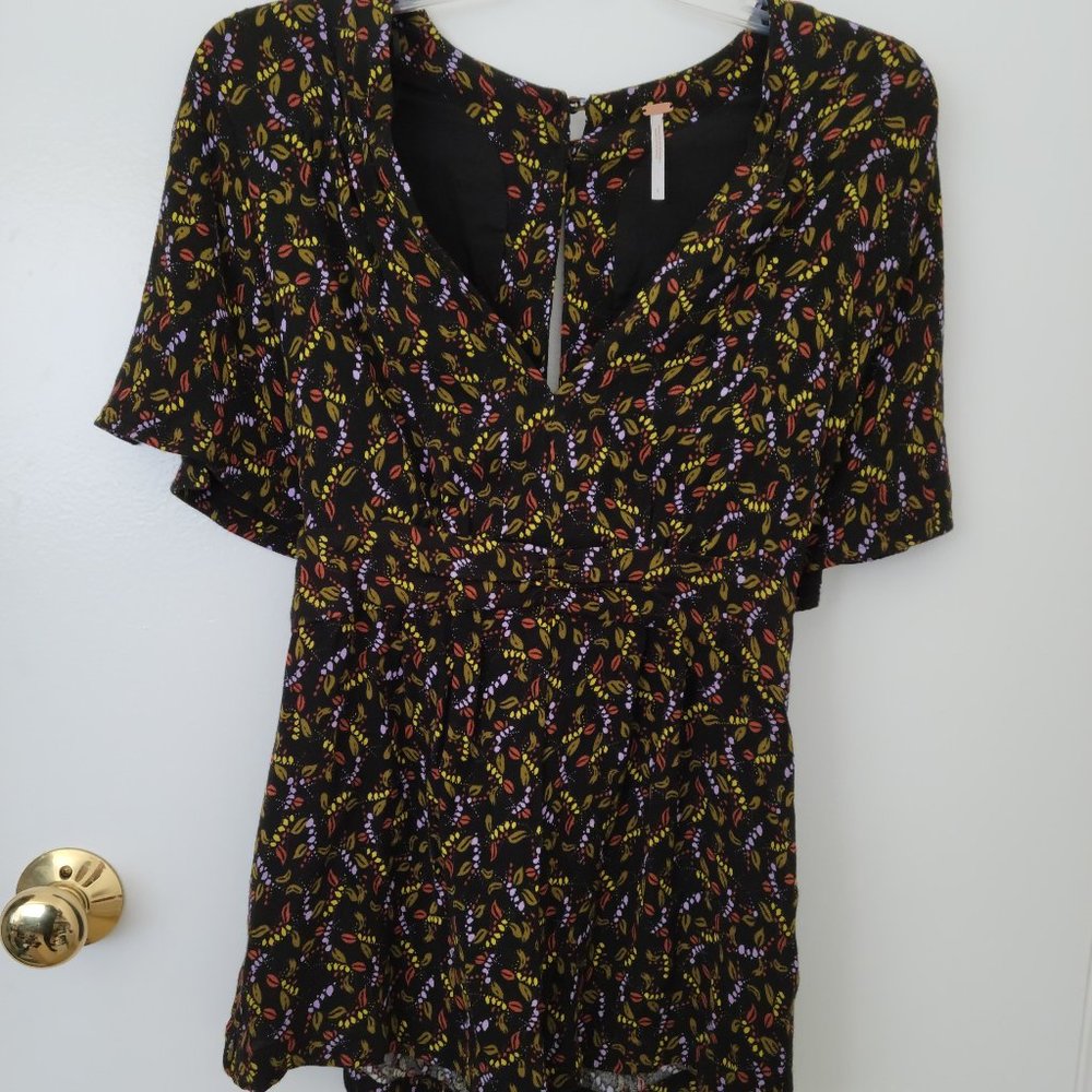 Free People Floral Romper